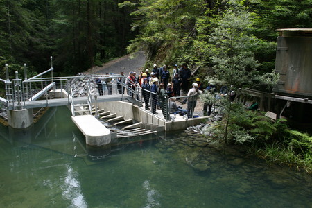 2 - Interagency workshop at Caspar Fish Ladders