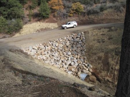 Beegum Creek Road Improvement - Culvert replacement by USFS